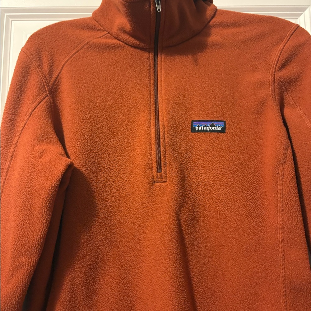 Patagonia Rust Half-Zip Women's Sweater